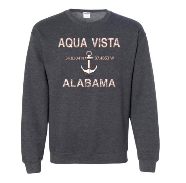 Aqua Vista Gray Sweatshirt