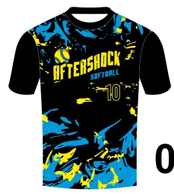 aftershock print fan gear jersey