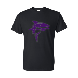 sharks black t shirt