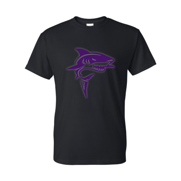 sharks black t shirt