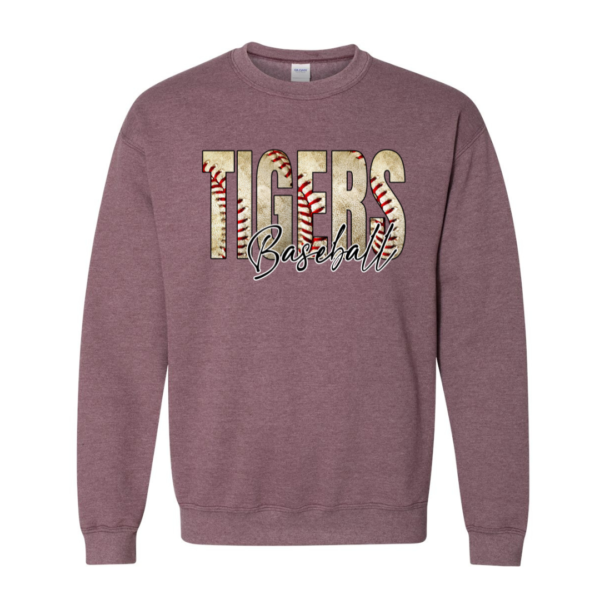 homeplate tigers baseball on solid maroon (copy)