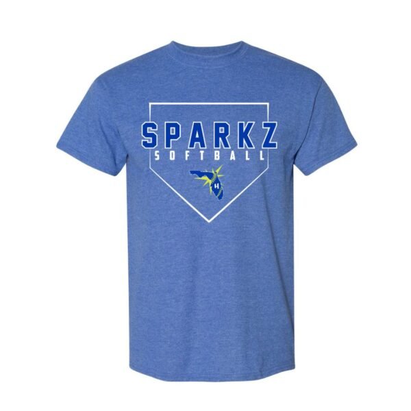 retro sparkz softball t shirt