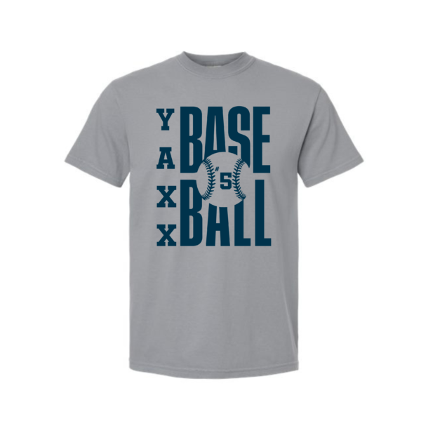yaxx cursive t shirt (copy)