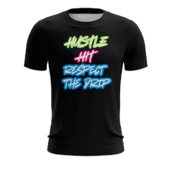 blue drip shirt/short set