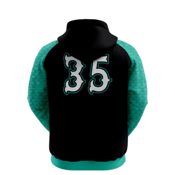 sirens pin striped jersey