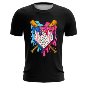 multi color drip shirt/short set (copy)