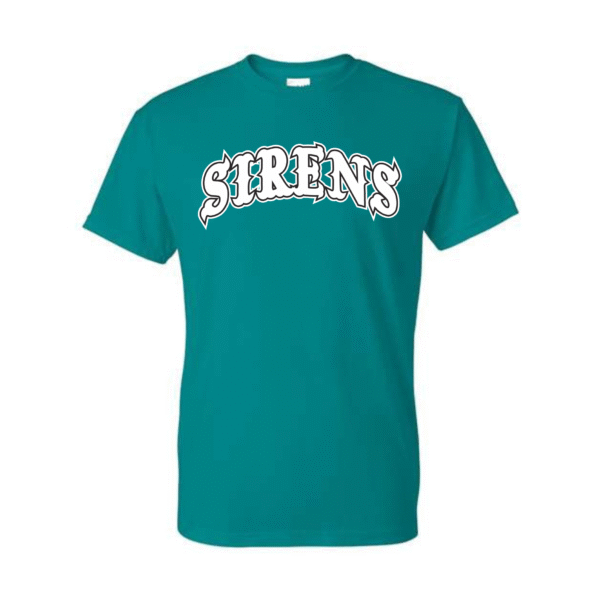 sirens pin striped jersey