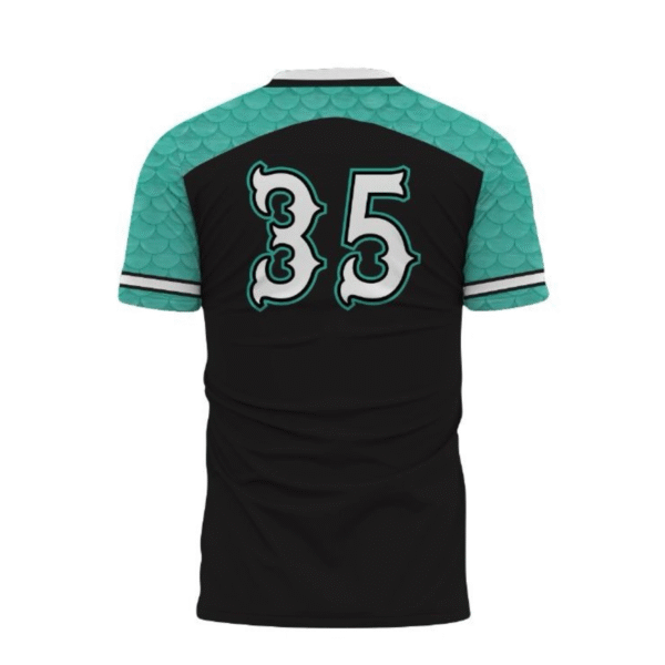 sirens pin striped jersey