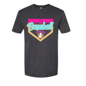 ice cream drip softball mama t shirt (copy)