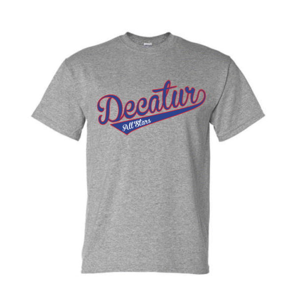 decatur all stars logo comfort color (color blast)