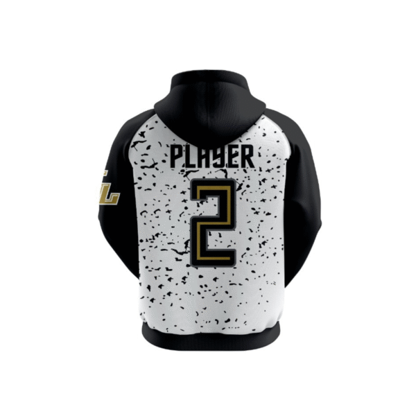 white two tone eagles full sublimation hoodie