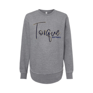 TORQUE SCRIPT LAT SWEATSHIRT (GRAY)