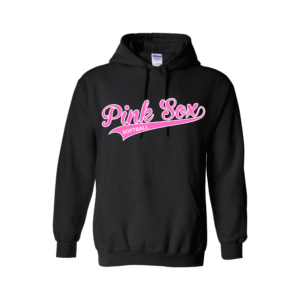 Pink Sox Softball Black Hoodie
