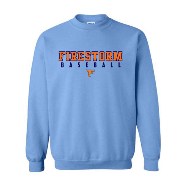 firestorm baseball on carolina blue