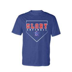 b home plate glory softball dry fit