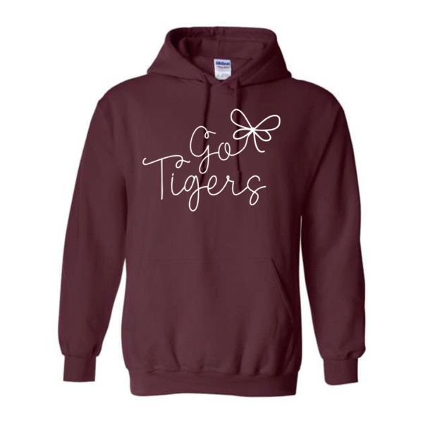 vintage county tigers on maroon (multiple options)