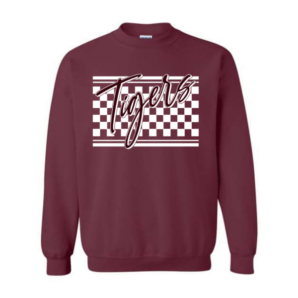 vintage county tigers on maroon (multiple options)