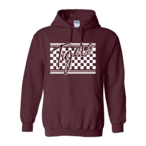 vintage county tigers on maroon (multiple options)