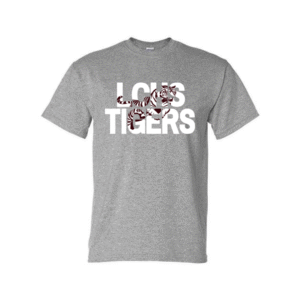 vintage county tigers on maroon (multiple options)