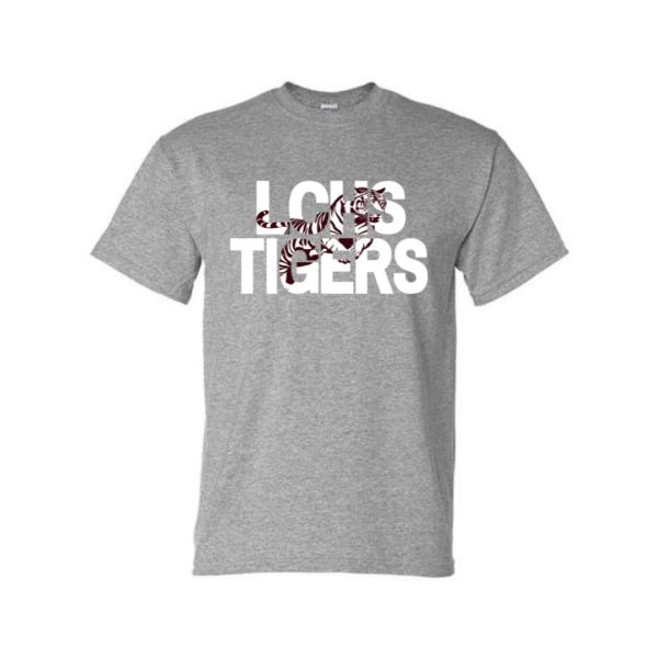 vintage county tigers on maroon (multiple options)