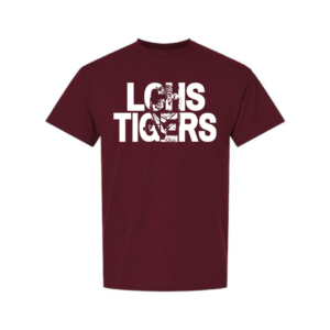 vintage county tigers on maroon (multiple options)