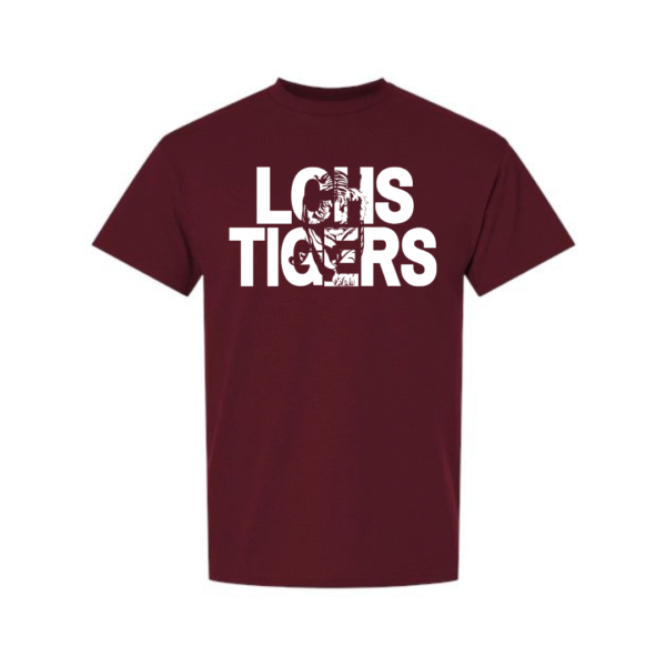 vintage county tigers on maroon (multiple options)