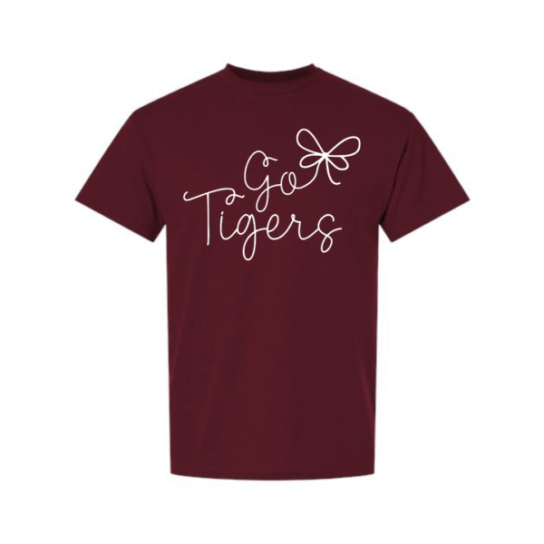 vintage county tigers on maroon (multiple options)
