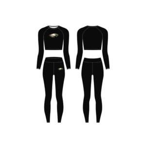 eagles cheer compression top and leggings