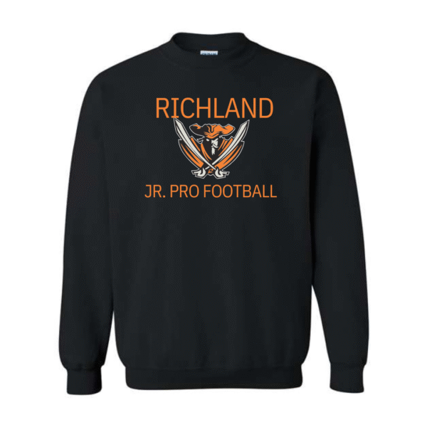 richland jr. pro football on black (multiple options)