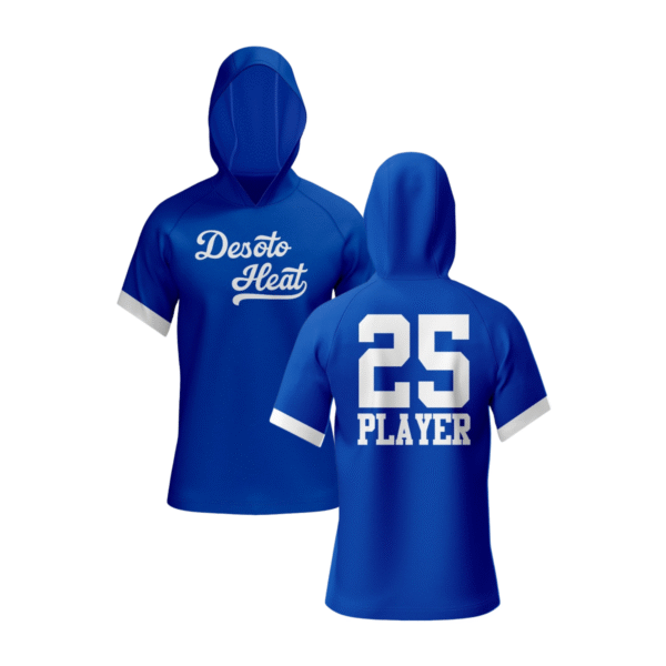 desoto heat hooded short sleeve dri fit shirt (multiple options)