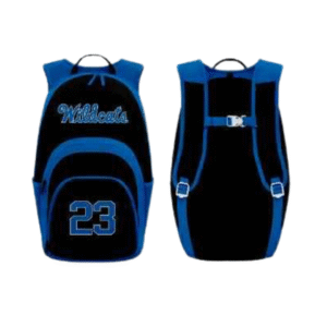 west pinstripe basketball backpack