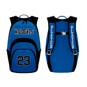 wildcats block font basketball backpack