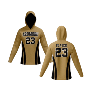 pinstripe wildcats long sleeve hooded jersey (copy)
