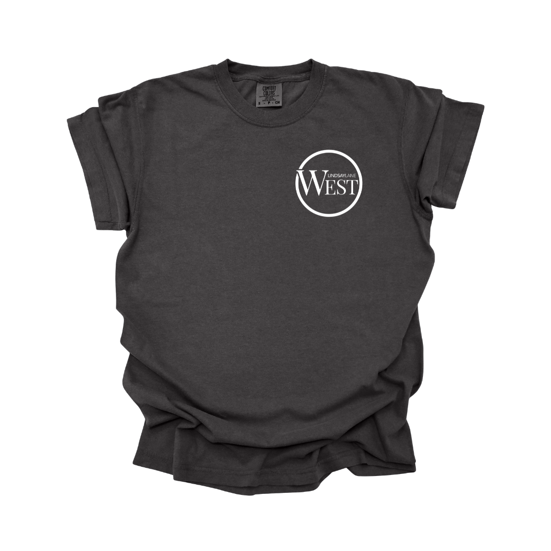 lindsay lane black enza midweight pullover crew