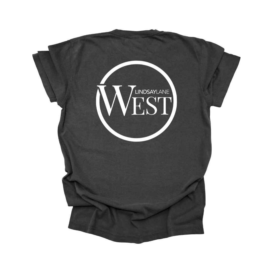 lindsay lane black enza midweight pullover crew