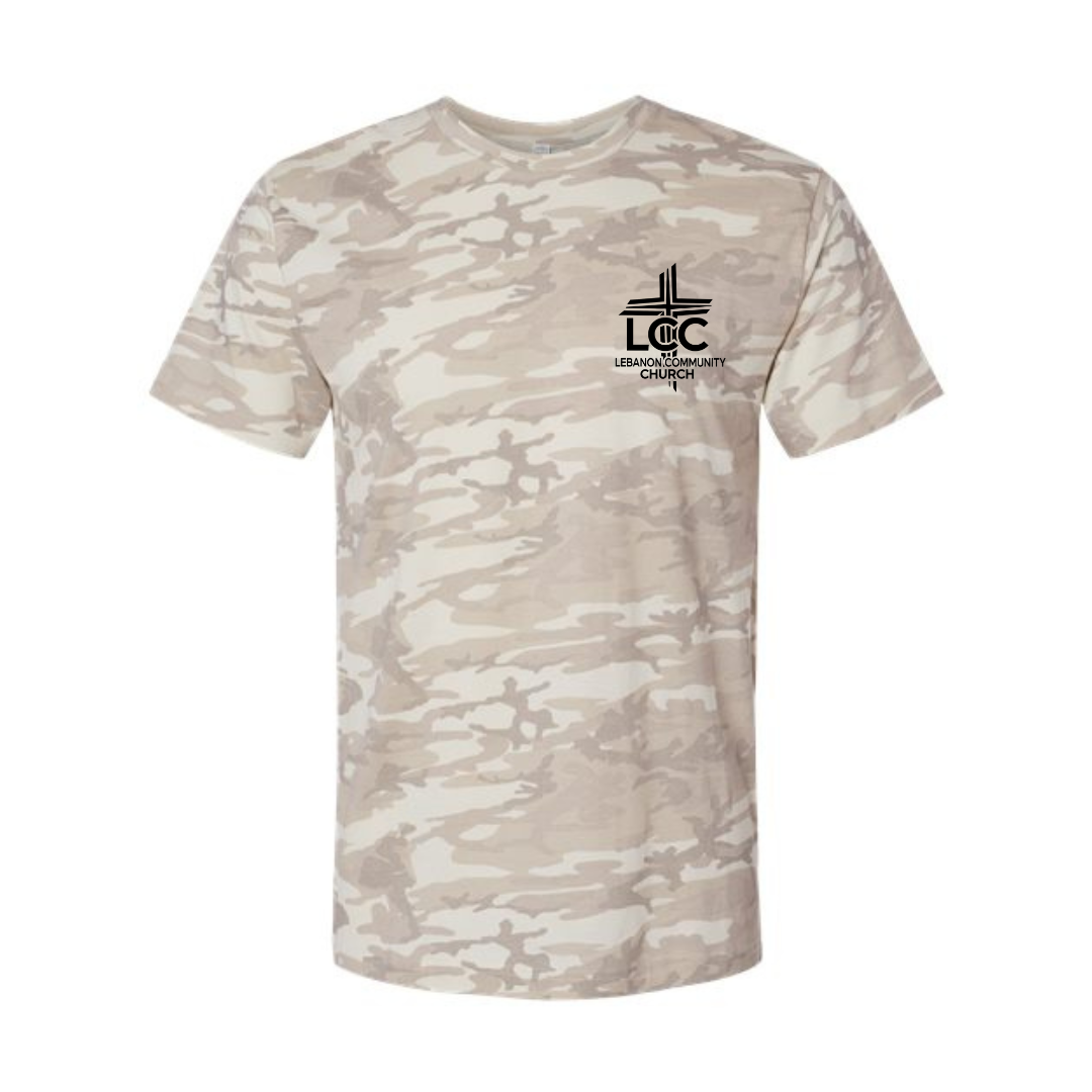 lcc camo lat tshirt front and back (multiple options)