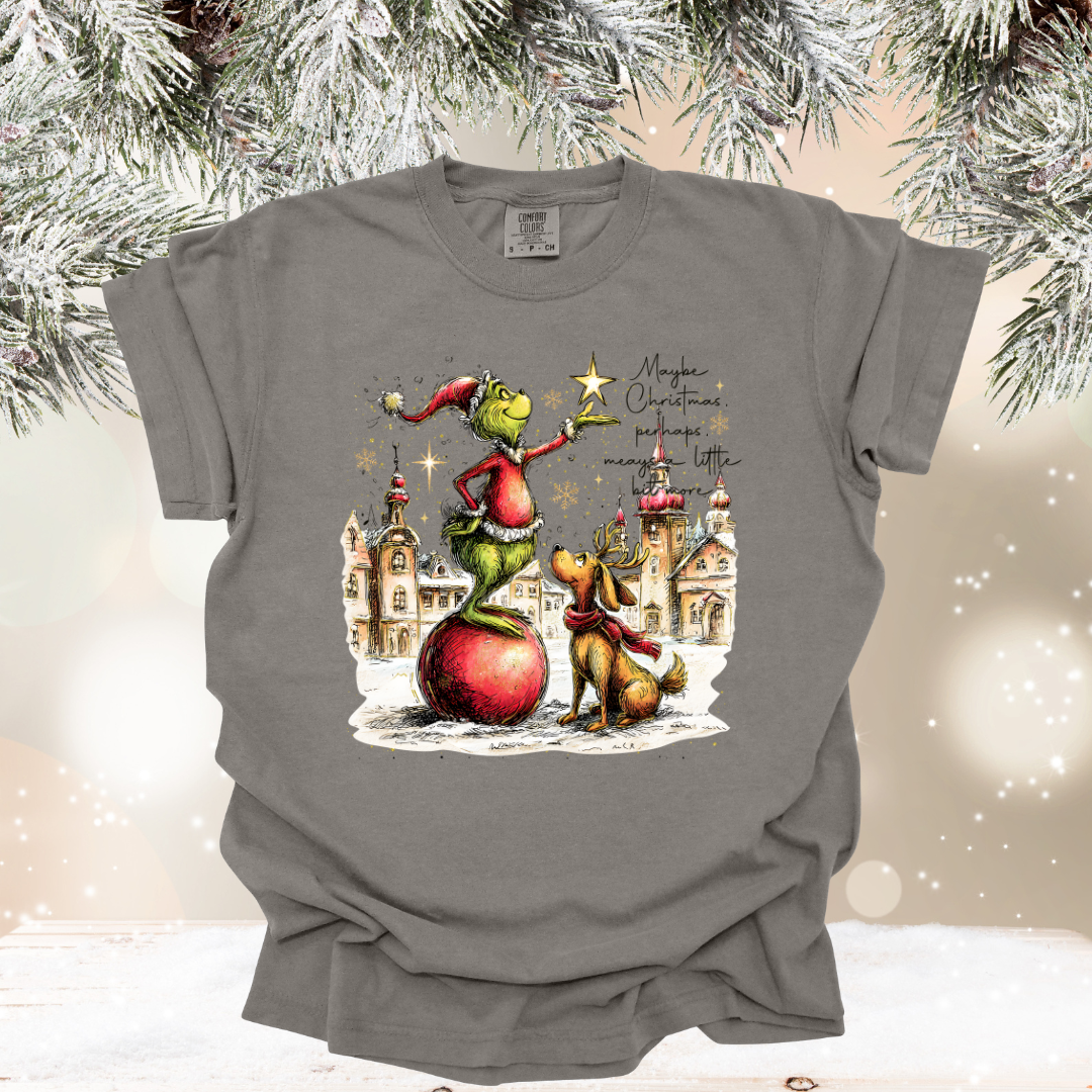 faux yarn grinchy on pepper comfort color (multiple options)