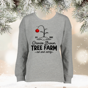 bright merry christmas on athletic heather raw hem enza sweatshirt (copy)