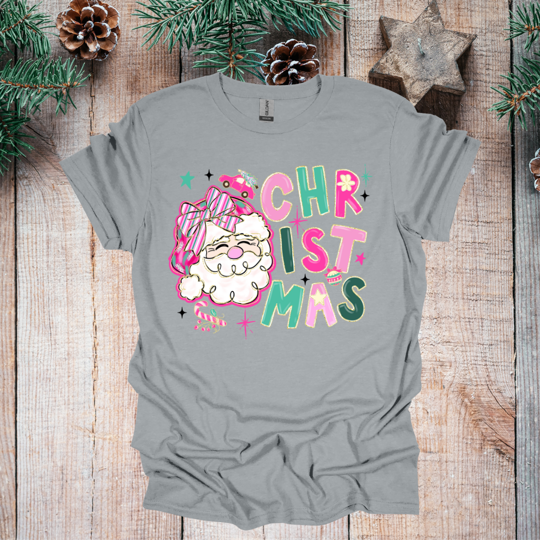 pastel christmas on gravel gildan