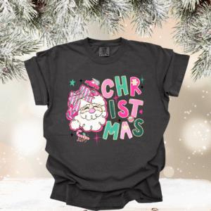 faux knit merry christmas on pepper comfort color (multiple options)