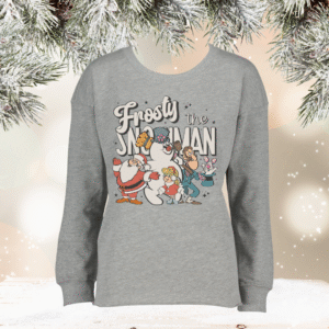 patchwork santa on greenstone raw hem enza sweatshirt (copy)