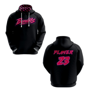 bandits fleece lined hoodie