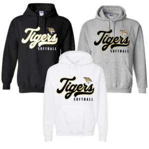 tigers softball cotton hoodie (copy)