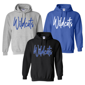 wildcats script t shirt