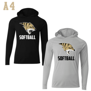 tigers baseball long sleeve hooded a4 drifit (copy)