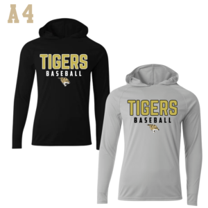 tigers baseball short sleeve hooded a4 drifit (copy)