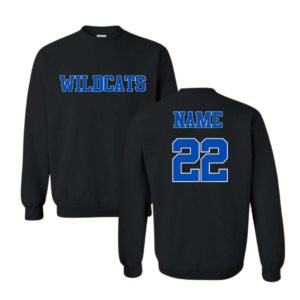 black wildcats fan jersey (copy)