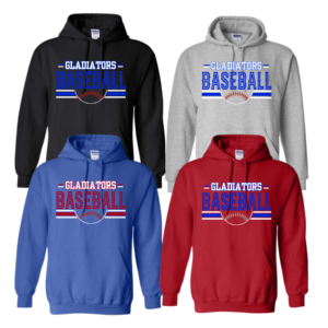 gladiators baseball script cotton sweatshirt (copy)