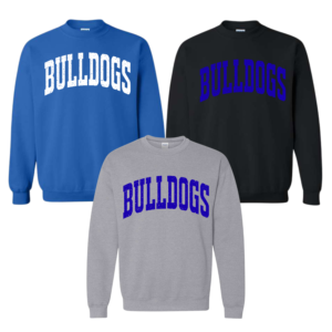 VARSITY BULLDOGS COTTON SWEATSHIRT