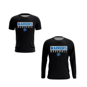 warriors baseball crew neck (full sublimation)